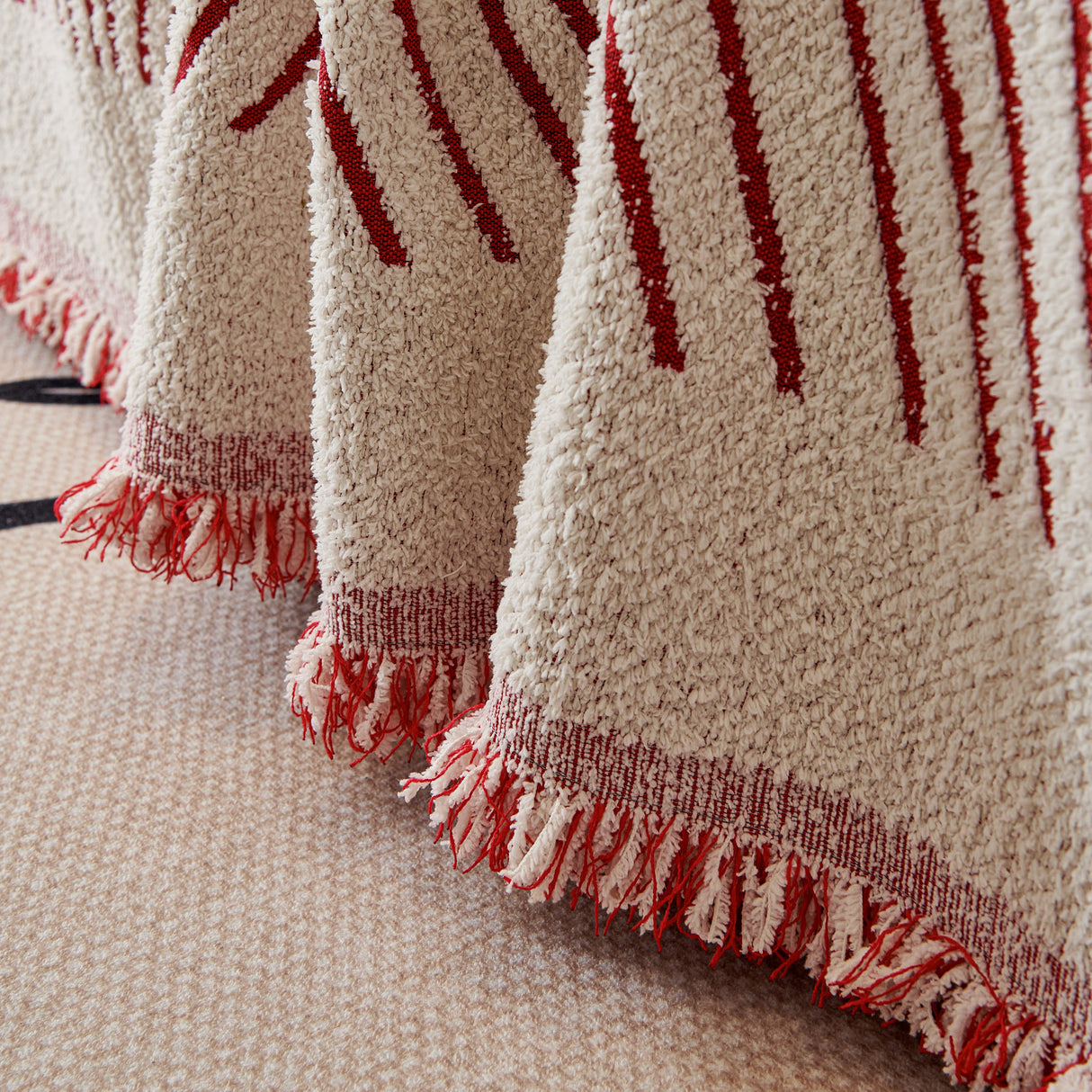 Cozy Striped Sofa Throw Blanket L Shaped Sectional Couch Covers Luxury Throws for Sofas