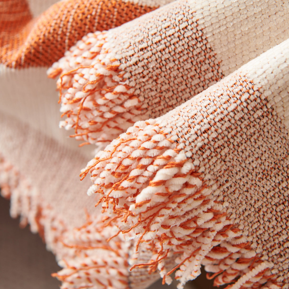 Chenille Geometric Sofa Throw Blanket, Boho Washable Furniture Throw Covers for Sofa