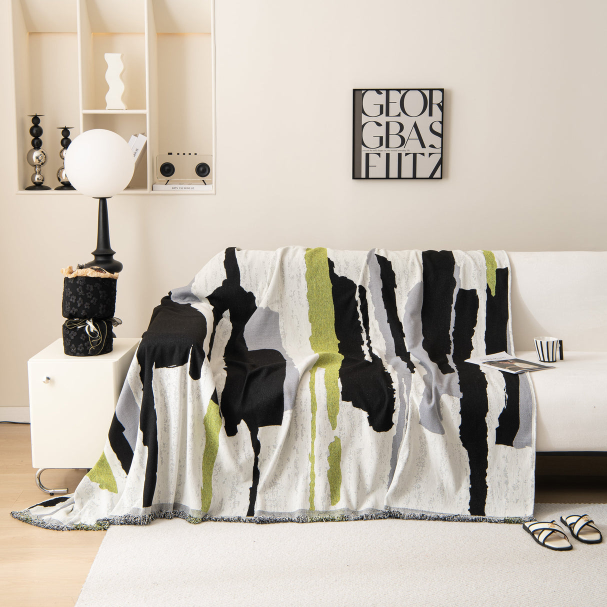 Colorful Chenille Sofa Throw Cover, Fashionable Soft Washable Couch Protector, Sectional Sofa Covers