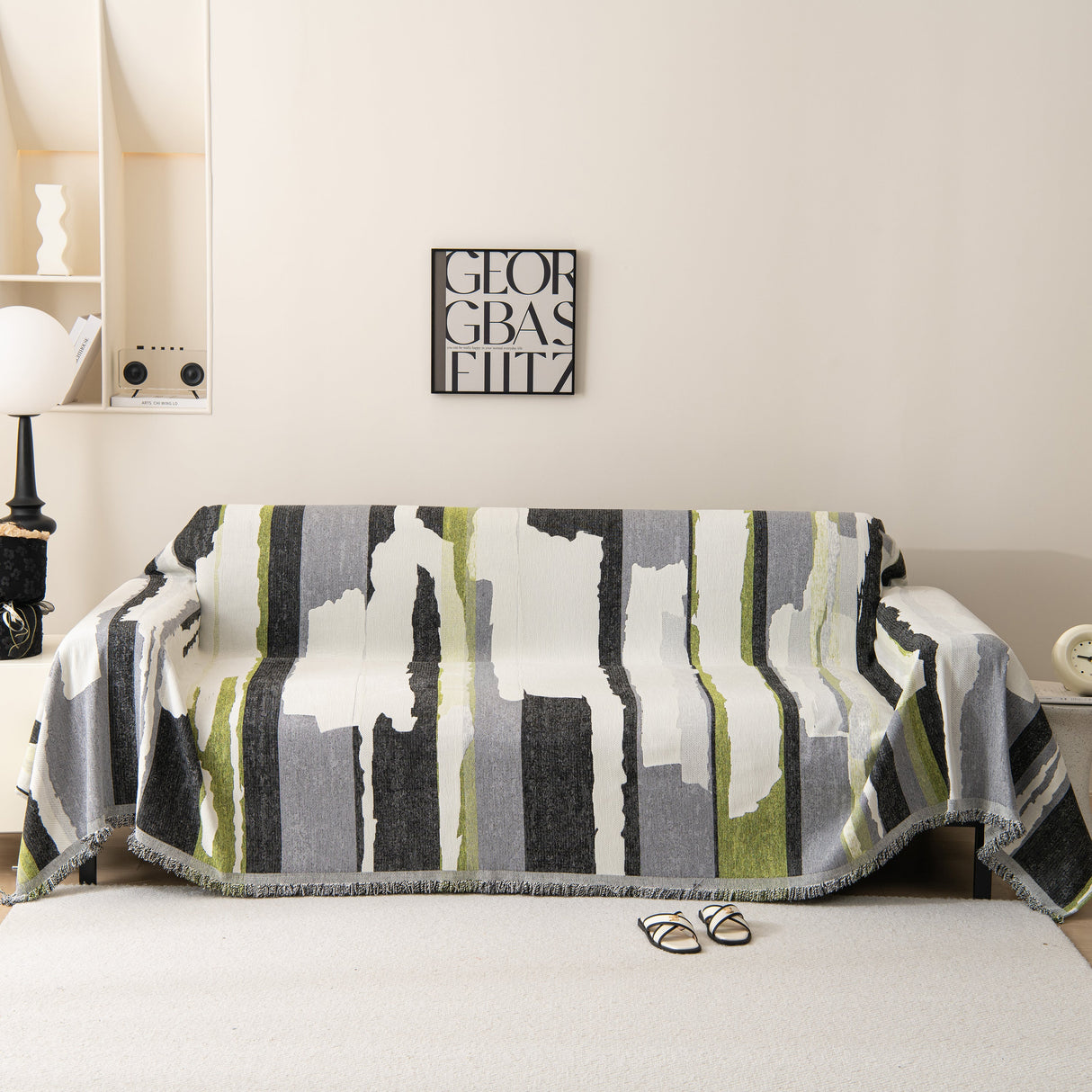 Colorful Chenille Sofa Throw Cover, Fashionable Soft Washable Couch Protector, Sectional Sofa Covers