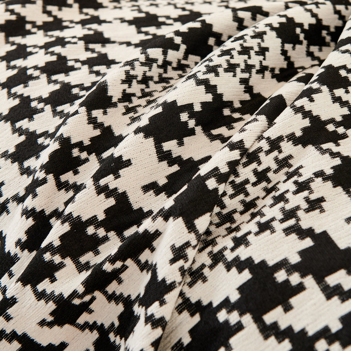 Chenille Houndstooth Couch Cover, Chaise Lounge Blanket Cover, Sectional Couch Scratch Protector