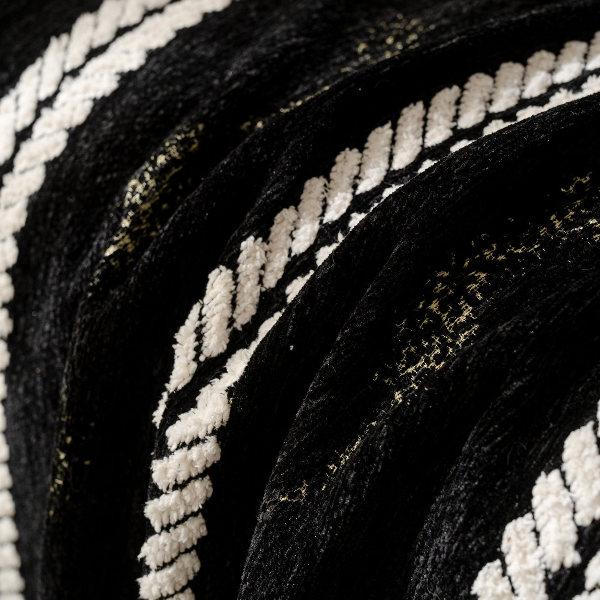 Boho Couch Throw Blanket with Textured Stripes, Sofa Cover for Living Room Decor