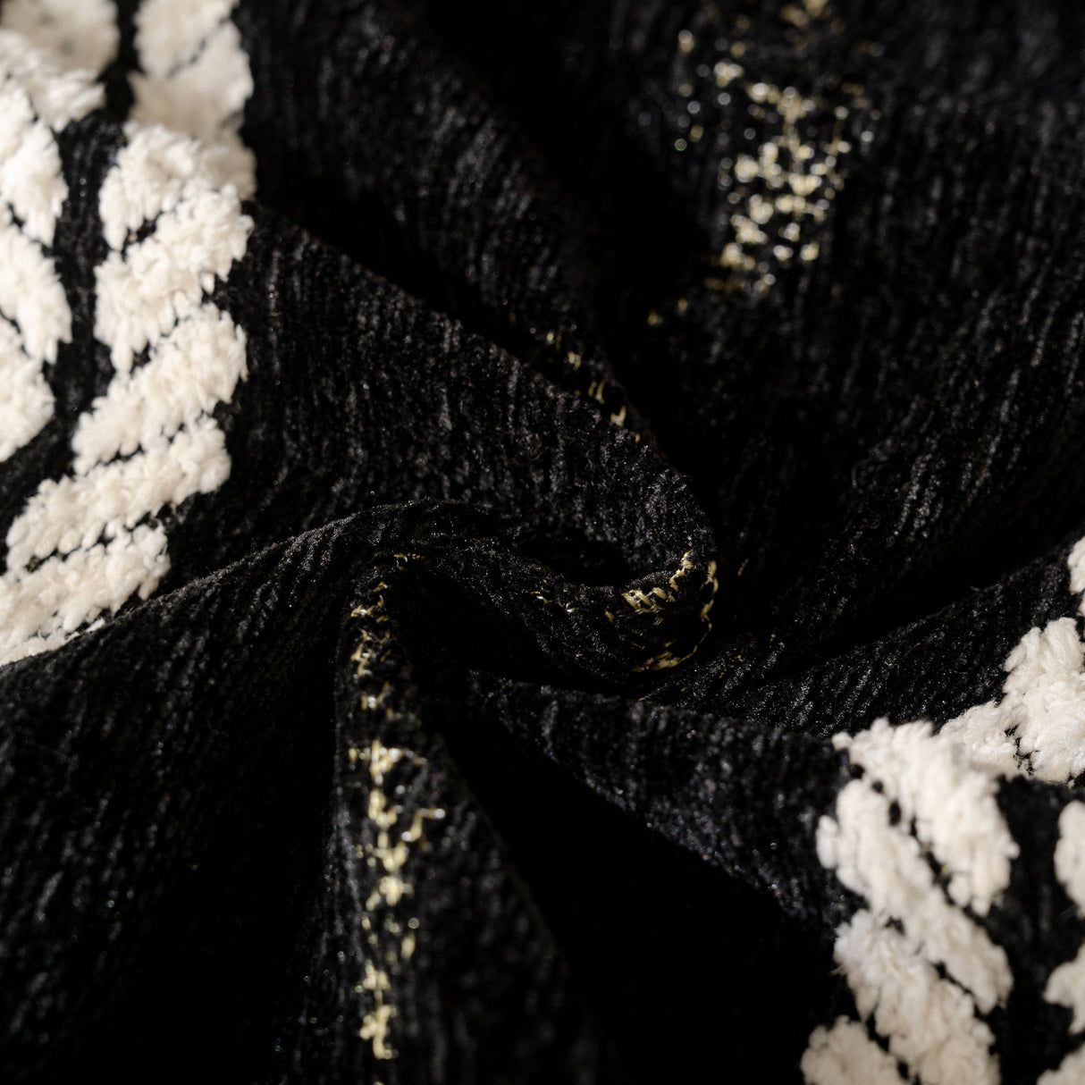 Boho Couch Throw Blanket with Textured Stripes, Sofa Cover for Living Room Decor