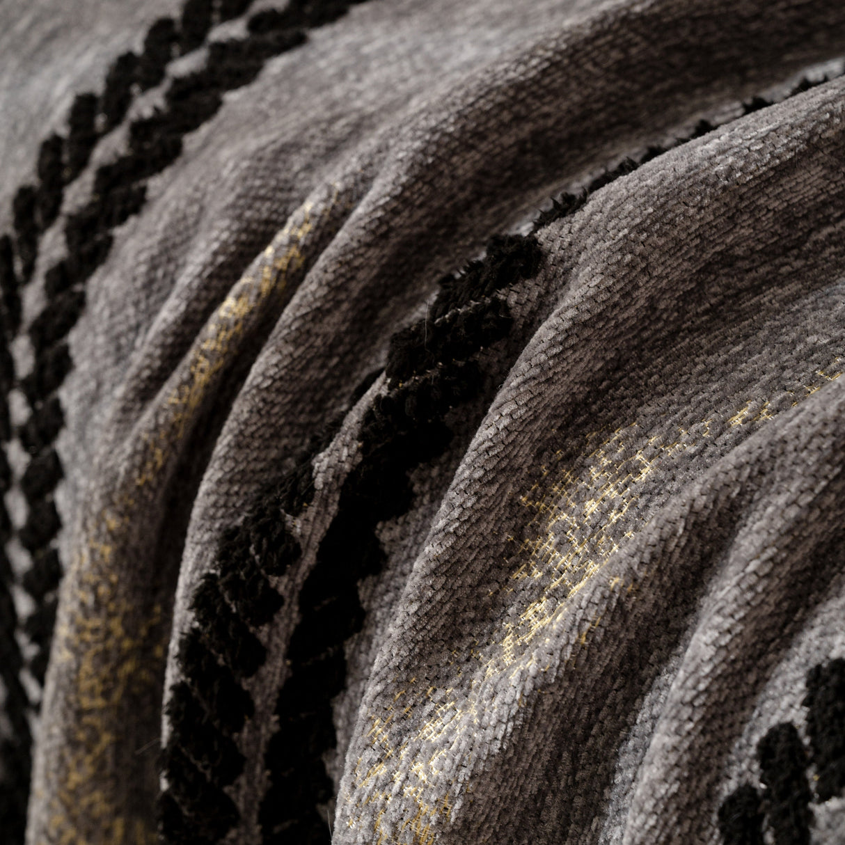 Boho Couch Throw Blanket with Textured Stripes, Sofa Cover for Living Room Decor