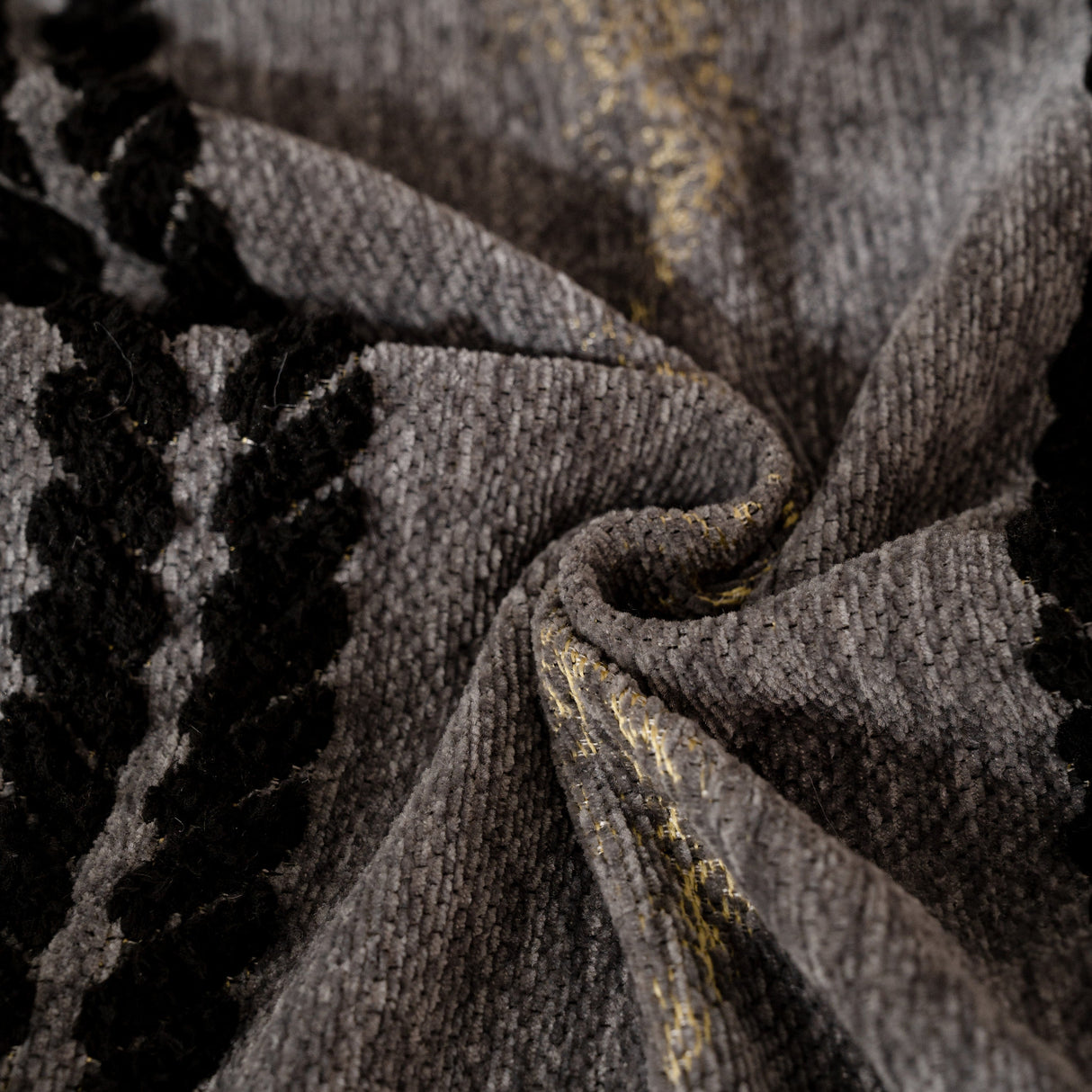 Boho Couch Throw Blanket with Textured Stripes, Sofa Cover for Living Room Decor