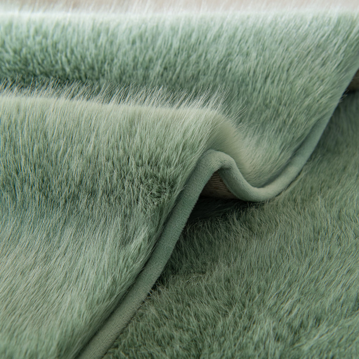 Faux Mink Velvet Luxury Fluffy Sofa Cushion, Winter Warm Thick Plush Non-slip Sofa Covers