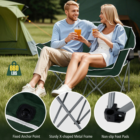 Outdoor Wooden Dining Chair Set of 4 with Padded Seat Cushions-White