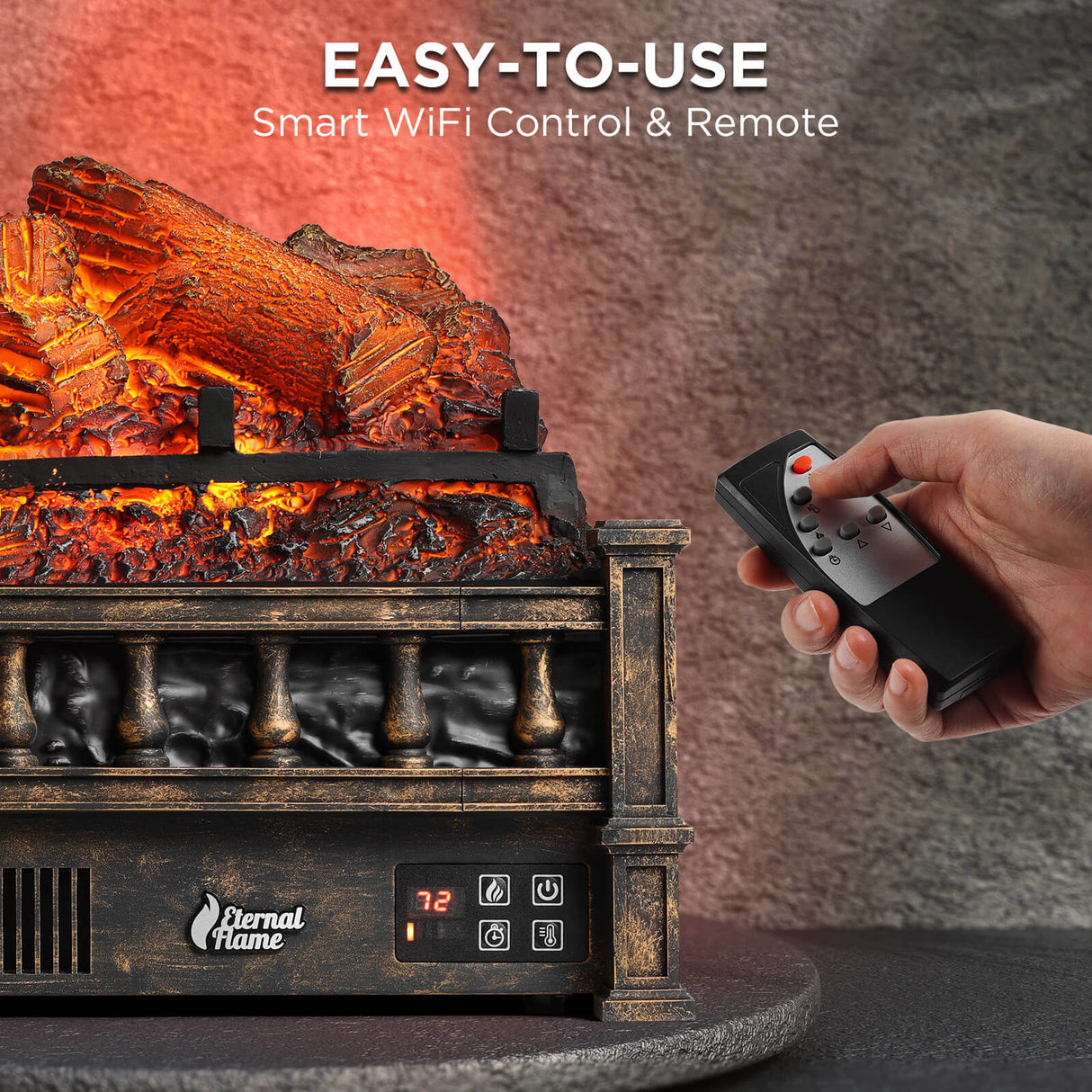 Eternal Flame EF23-LG Electric Fireplace Logs