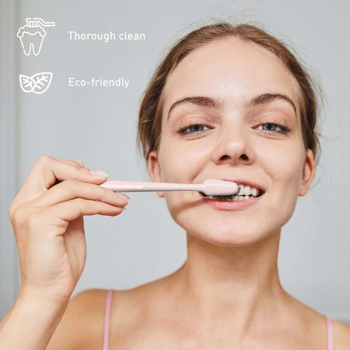 Pursonic Eco Essentials Bundle: 3 Packs of 100% Cedarwood Toothbrushes (6-Pack Each) – 18 Natural, Sustainable Toothbrushes for the Whole Family by Pursonic