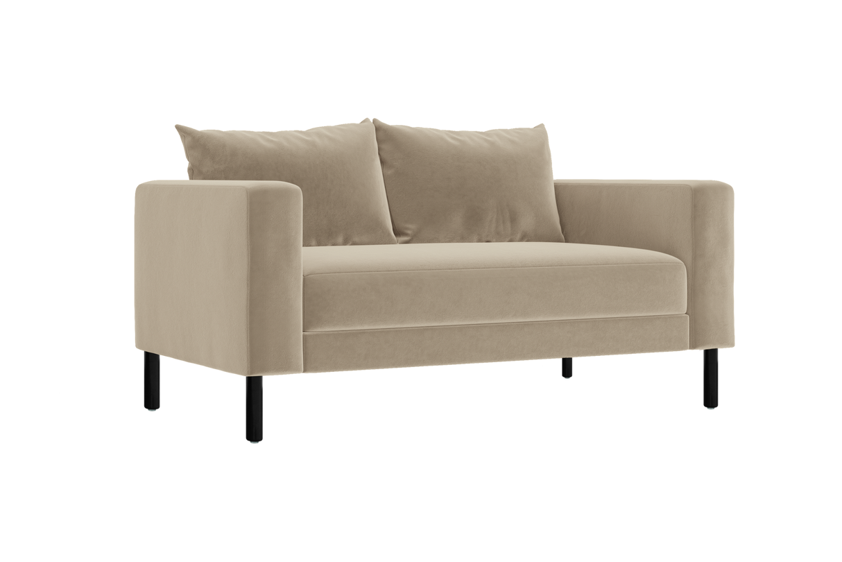 The Essential Loveseat in Recycled Velvet – Compact Eco-Friendly 2-Seater by Sabai by Couch.com