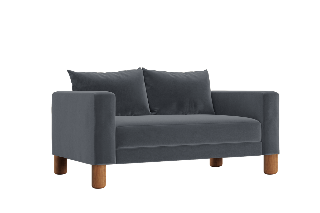The Essential Loveseat in Recycled Velvet – Compact Eco-Friendly 2-Seater by Sabai by Couch.com