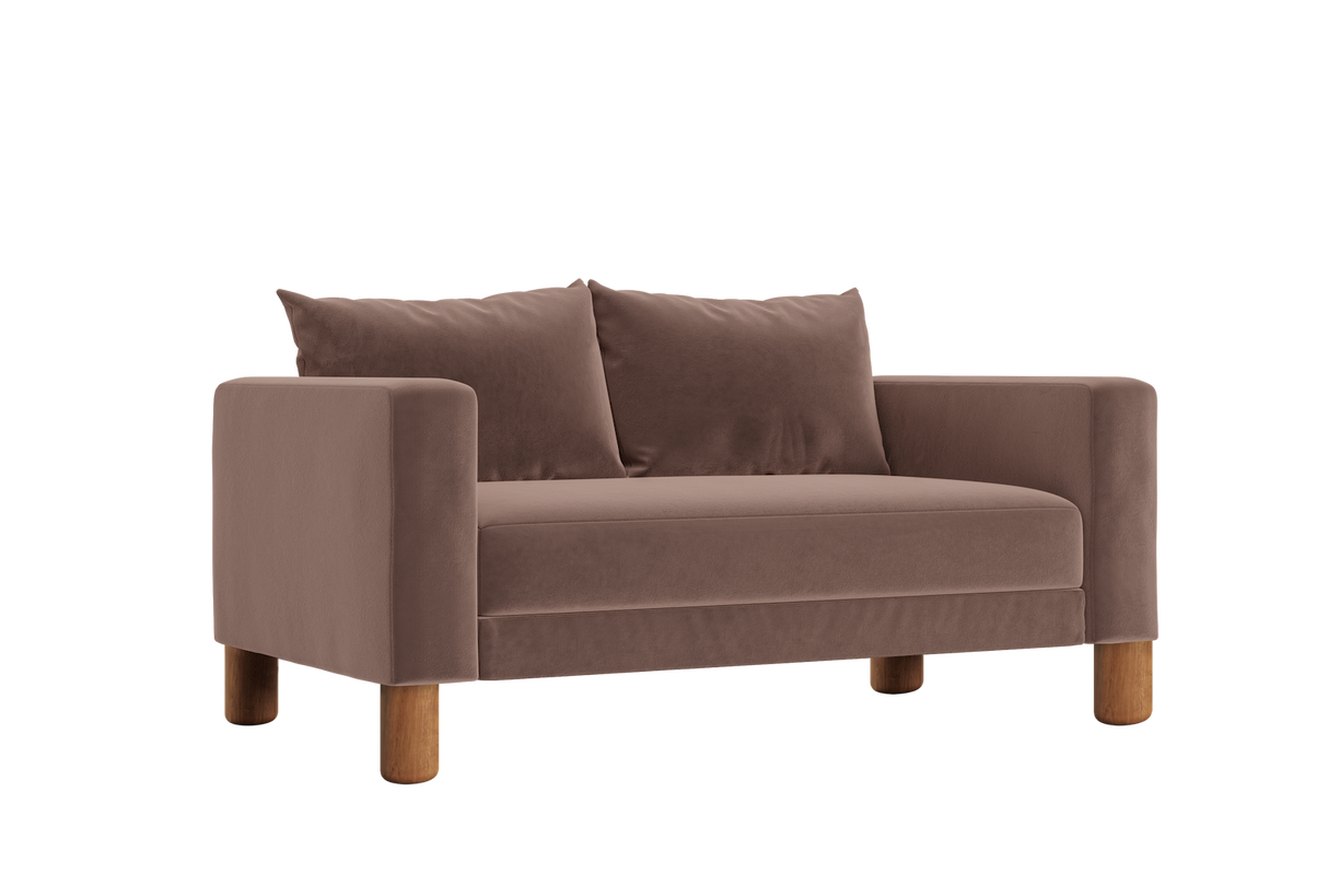 The Essential Loveseat in Recycled Velvet – Compact Eco-Friendly 2-Seater by Sabai by Couch.com
