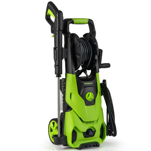 2150PSI Electric Pressure Washer 1.2GPM with 4 Quick Connect Nozzles and Foam Cannon-Green