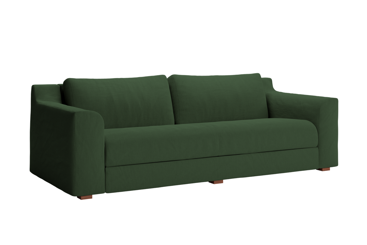 The Elevate 86" Sofa in Natural Hemp – Eco-Friendly Modern Farmhouse Sofa by Sabai by Couch.com