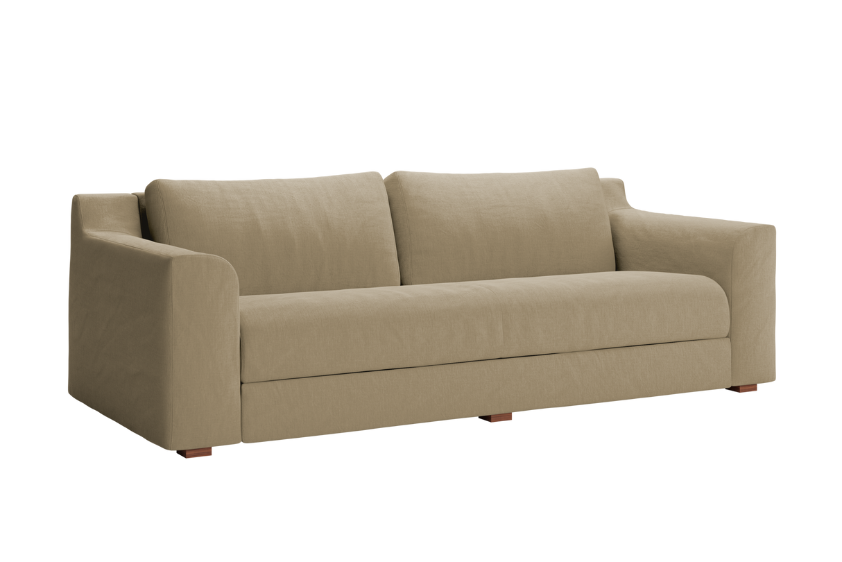 The Elevate 86" Sofa in Natural Hemp – Eco-Friendly Modern Farmhouse Sofa by Sabai by Couch.com