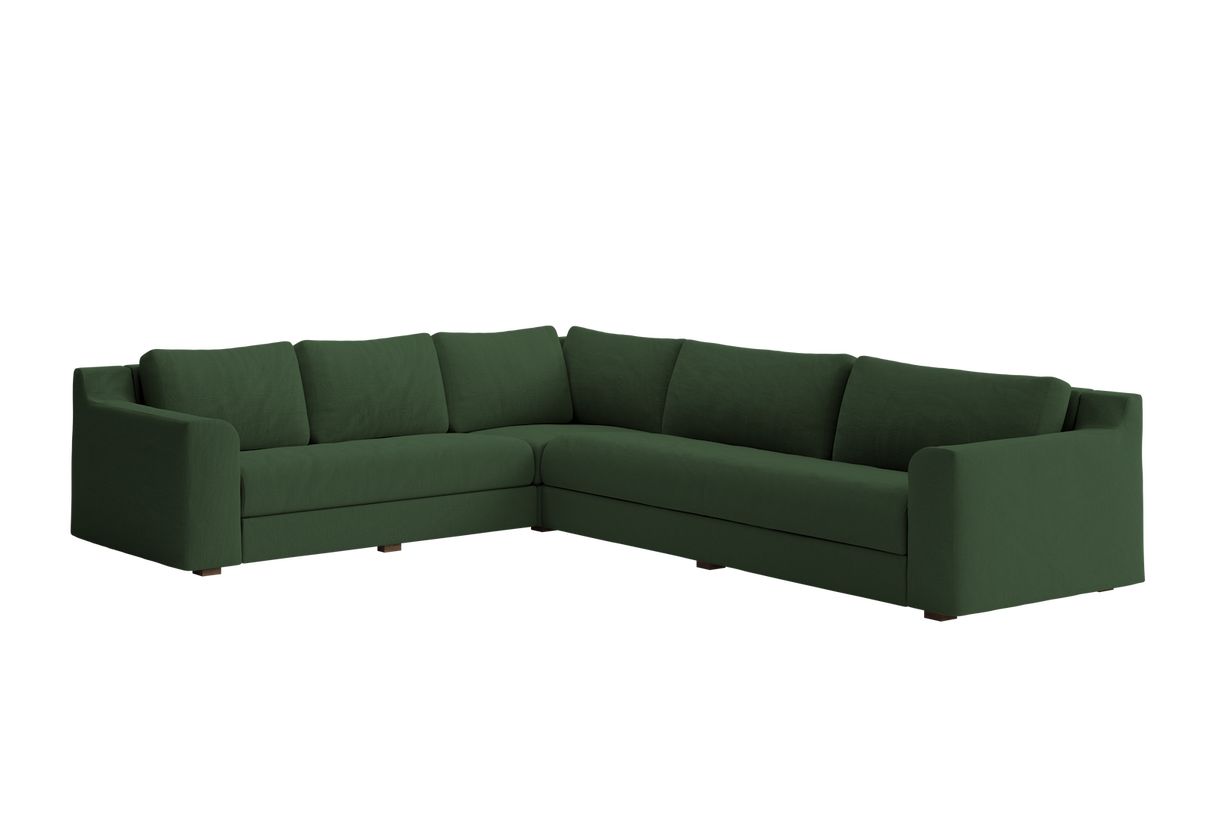 The Elevate Reversible L Sectional in Natural Hemp – Spacious Eco-Friendly Sofa by Sabai by Couch.com