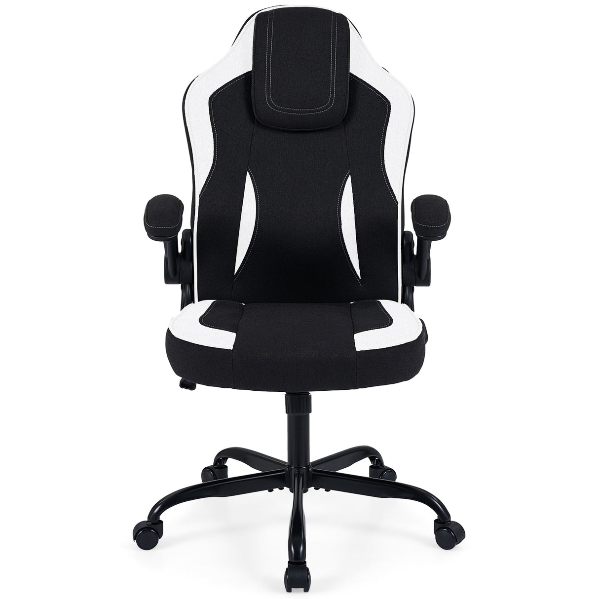 Ergonomic Computer Office Chair with 90 ° Flip-up Armrests-Black