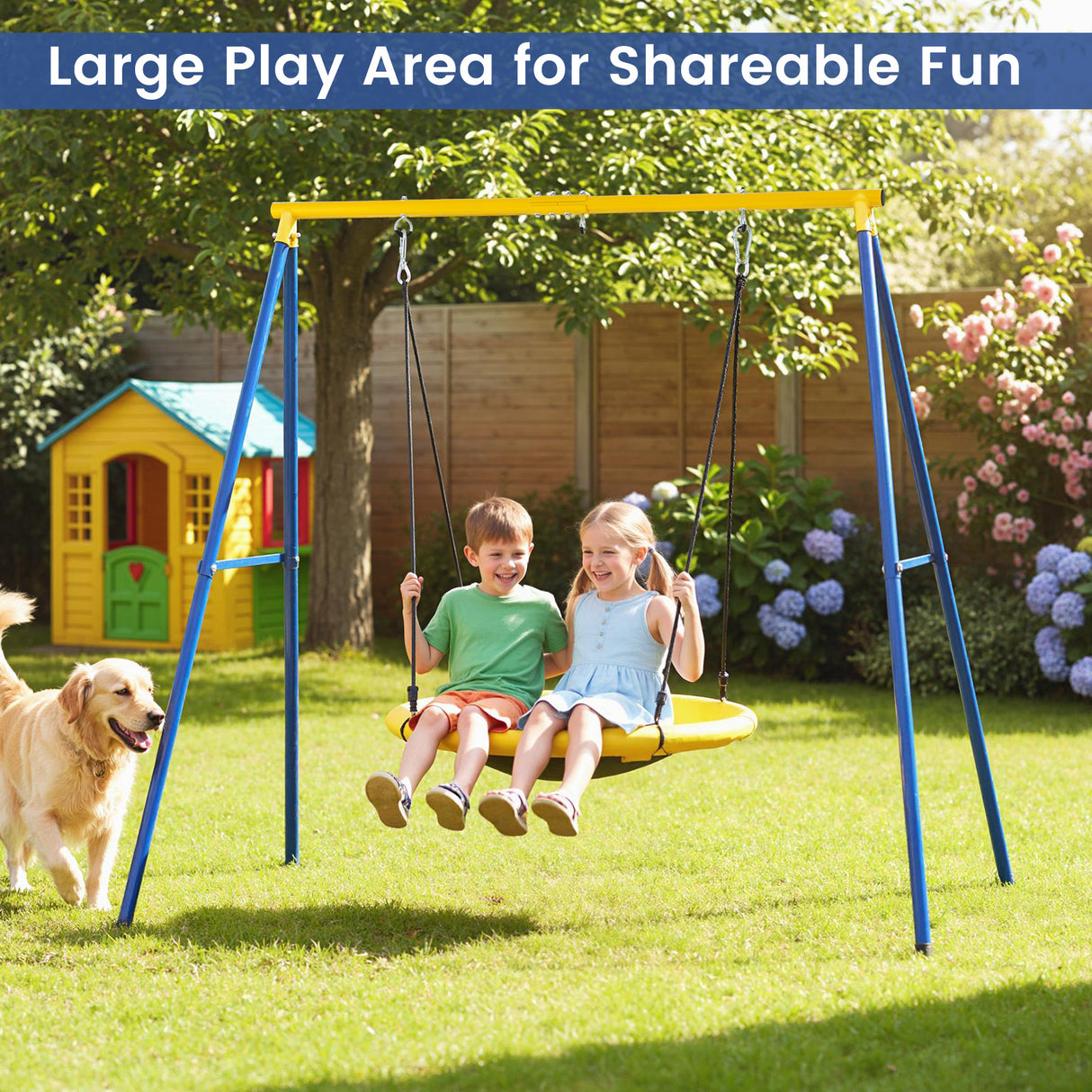 Extra Large Heavy Duty A-Frame Steel Swing Stand