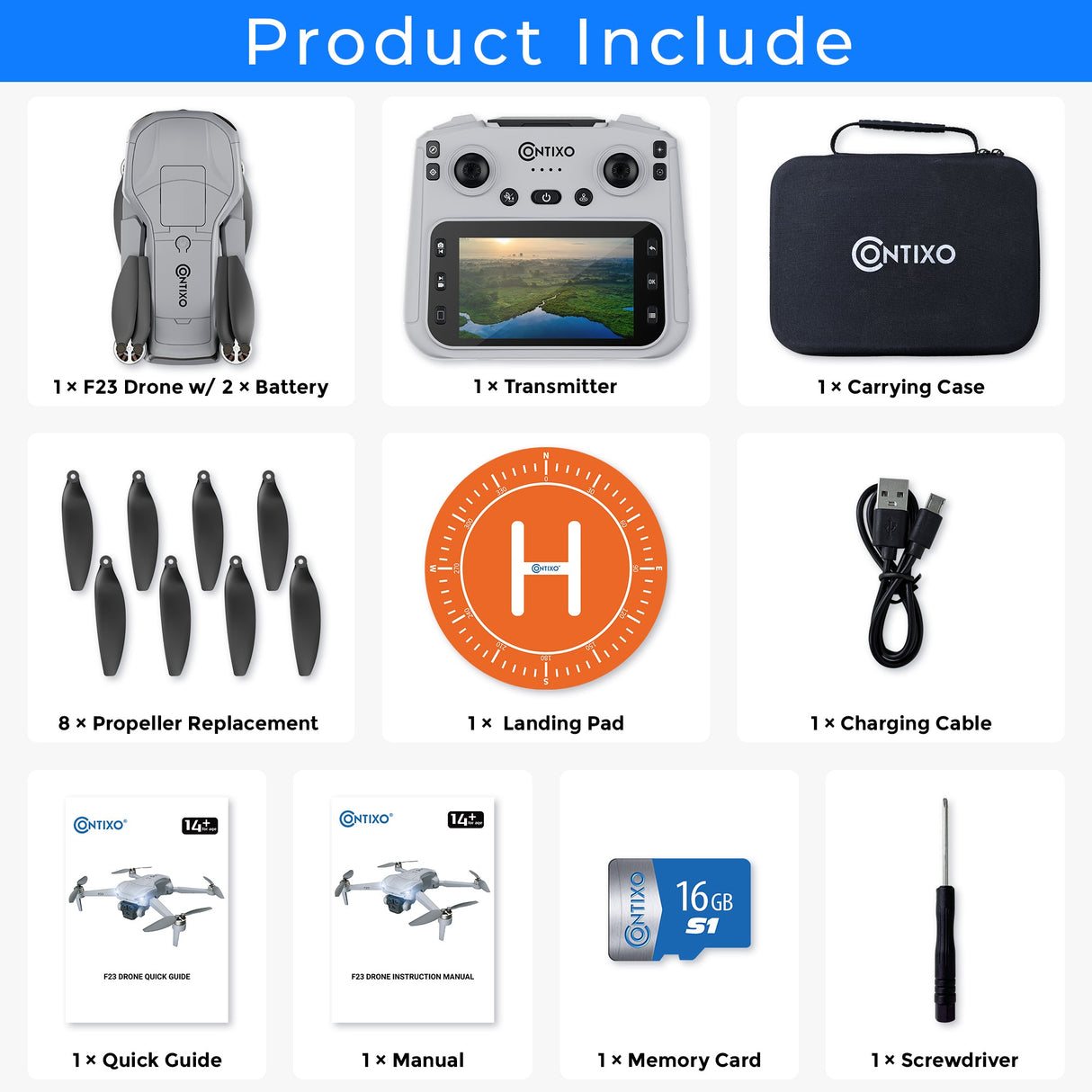 Contixo F23 Drone by Contixo