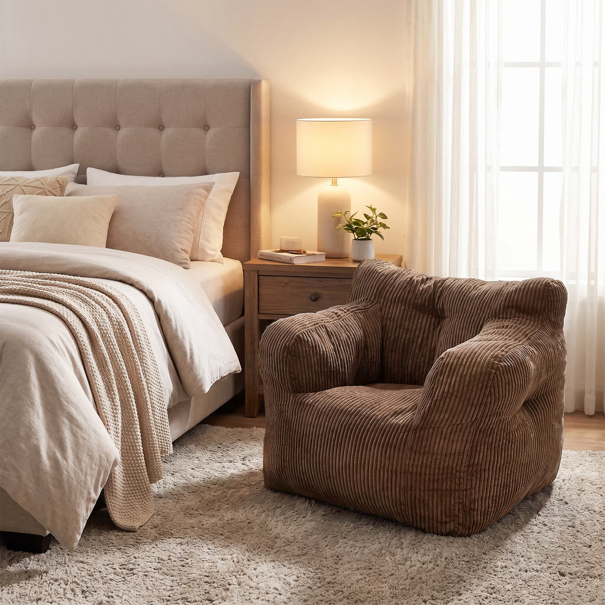 Kids & Teens Corduroy Bean Bag Chair