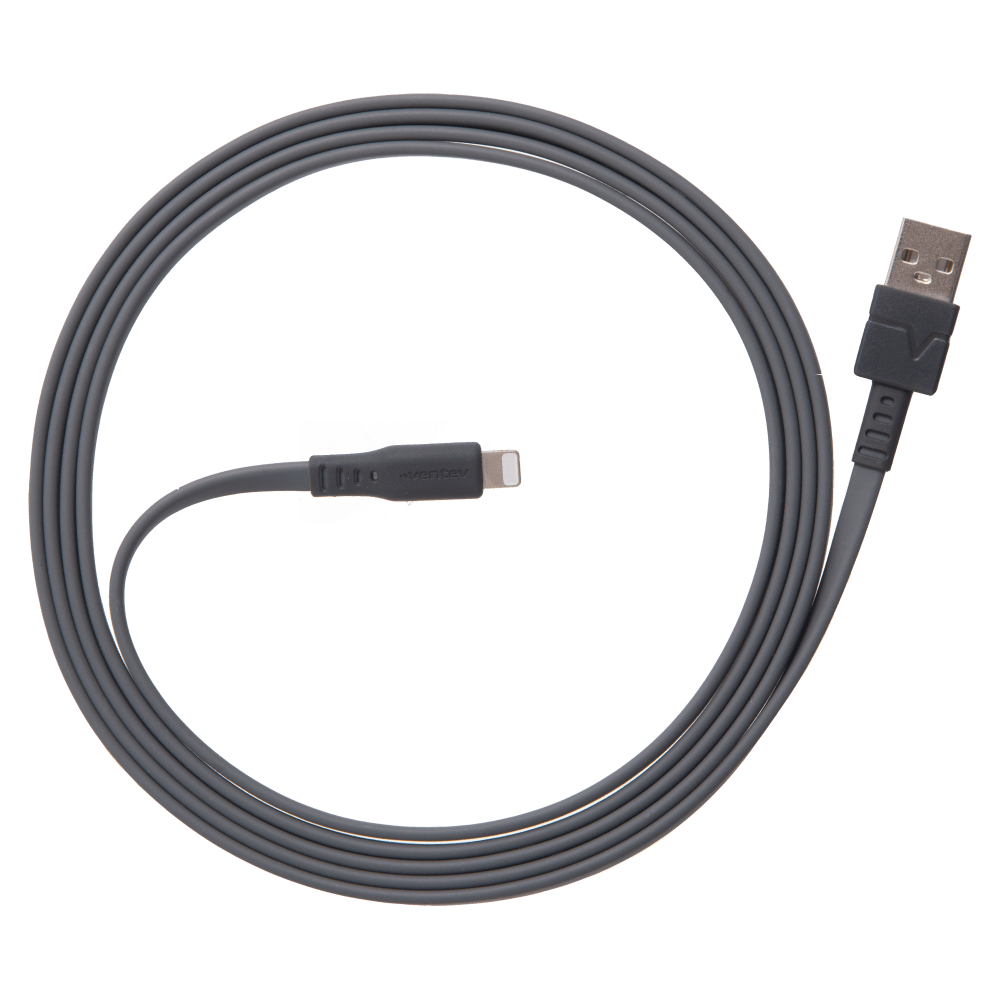 Ventev Chargesync Flat USB A to Apple Lightning 3.3ft - Boxed by Ventev