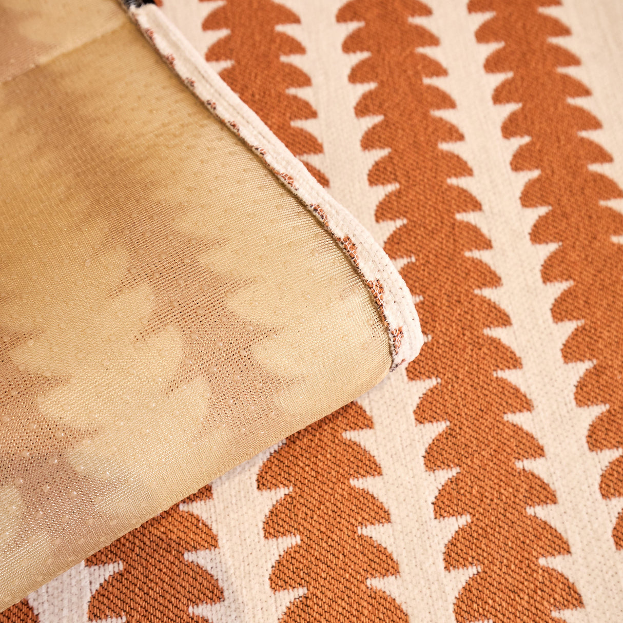 Vertical Stripes Sectional Sofa Cover Slipcover - Non-Slip, Fits L-Shape Couches