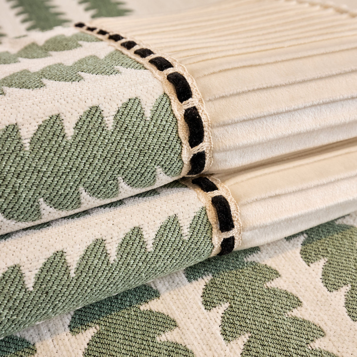 Vertical Stripes Sectional Sofa Cover Slipcover - Non-Slip, Fits L-Shape Couches