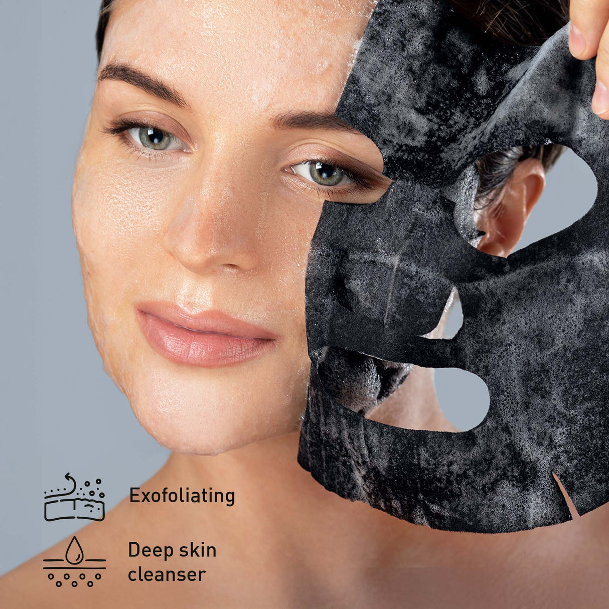 Ultimate Skincare Bundle: Charcoal Sheet Mask + Tea Tree Sheet Mask + Cucumber Sheet Masks + Cleansing Charcoal Nose Pore Strip