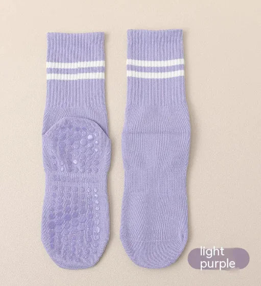 Mid-Calf Anti-Odor Non-Slip Silicone Indoor Socks