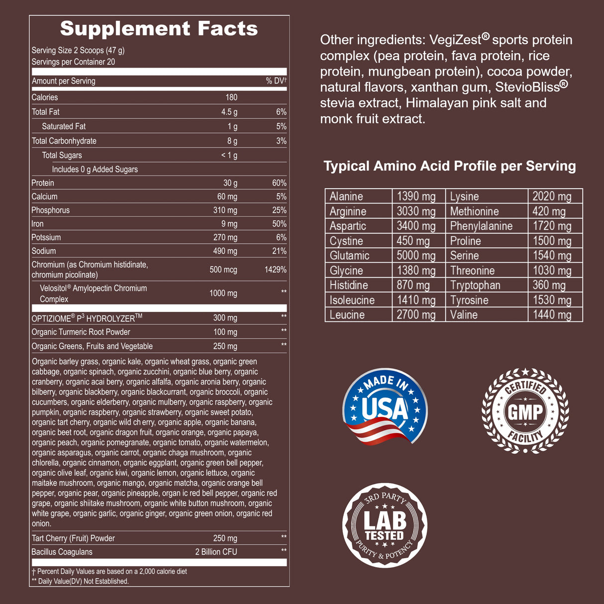 Plant Based Sport Protein
