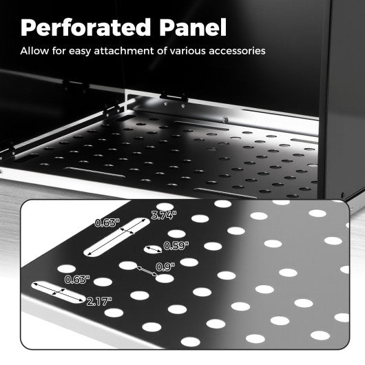Folding Welding Table Accessories for Workbench Desktop with Perforated Panel