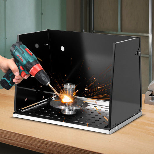 Folding Welding Table Accessories for Workbench Desktop with Perforated Panel