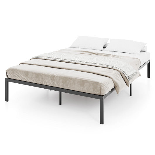 Full/Queen/King Size Metal Bed Frame Heavy Duty Support Slats Mattress Foundation-Full Size