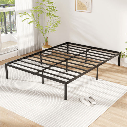 Full/Queen/King Size Metal Bed Frame Heavy Duty Support Slats Mattress Foundation-Full Size