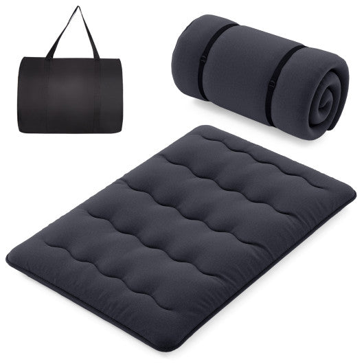 Futon Mattress with Washable Cover and Foldable Mat-Full Size