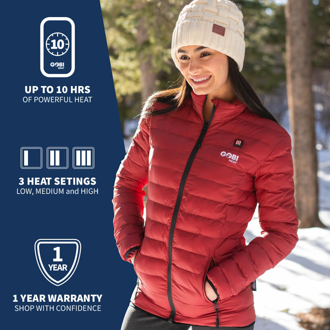 Wolf Womens Heated Jacket by Gobi Heat