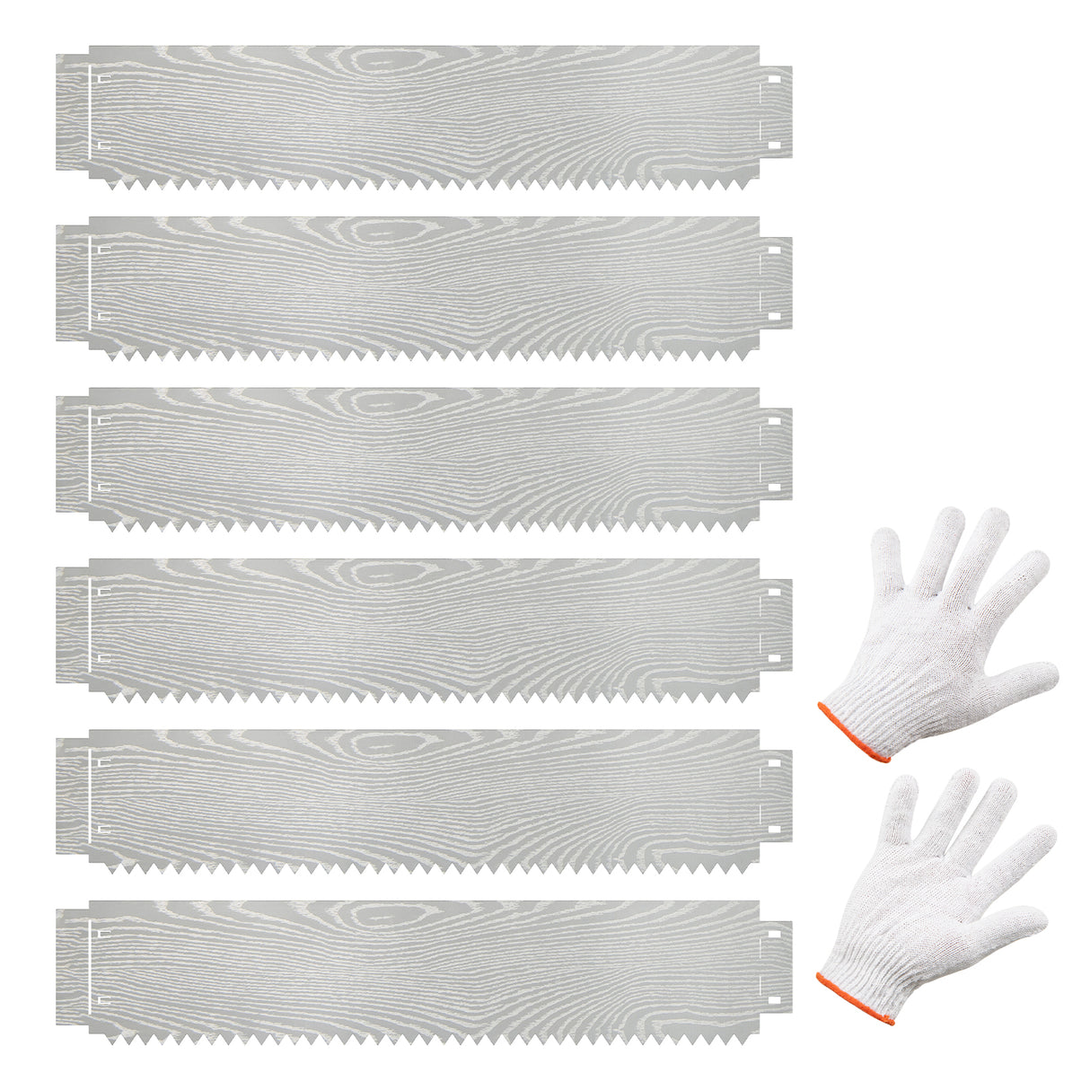 6-Pack 20 FT Galvanized Metal Landscape Edging for Lawn(Patented)