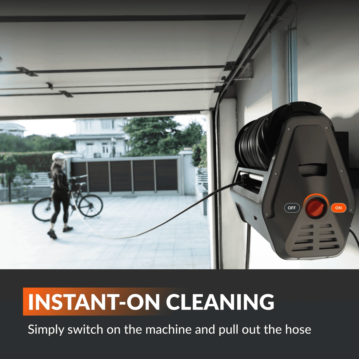Grandfalls Retractable Pressure Washer Essential