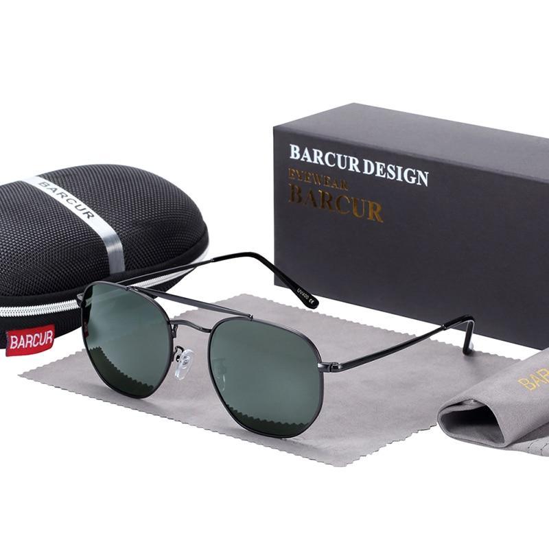Luxury Famous Original Square Sunglasses for Men and Woman Polarized Hexagon Sunglasses Oculos De Sol gafas lunette de soleil femme WIth UV400 Protection
