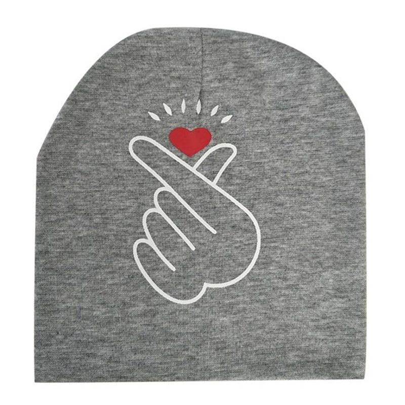 Modern Baby Hat Cute Ear Cotton Girls Cap Scarf Infant Hats Finger love Kids Boys Knitted Cap Winter hat I love mama/pap Cap