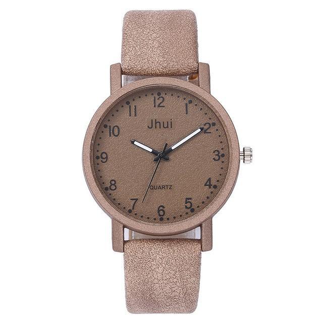 New Women's Fashion Leather Wrist Watch For Women and Ladies Excelent Gift For Women and Girls