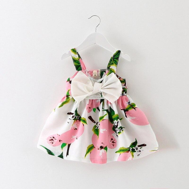 Children's Wear Dress Girls Dresses For Party and Wedding with 100% Cotton Striped Lapel Fly Sleeves