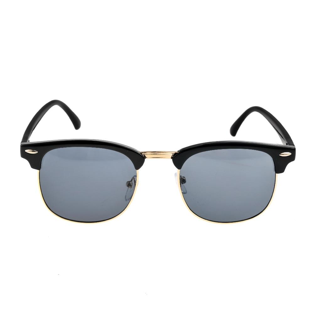 Polarized Semi-Rimless Unisex Man and Woman Classic Vintage Retro Sunglasses With U400 Protection Oculos De Sol Gafas