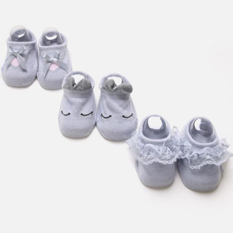 Baby Girl Anti-Slip Cotton Bow Lace Flower Floor Socks Spring Socks Excellent Quality Everyday Wear