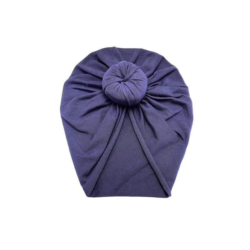 Infant Baby Headbands Solid Cotton Knot Turban Headband For Girls Beanie Hat Headwear For Girls