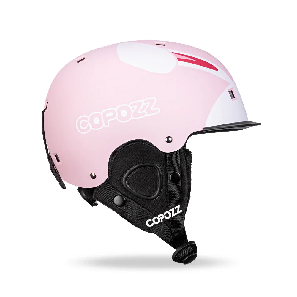 Kids Ski Helmet Cartoons Integrally Molded Safety