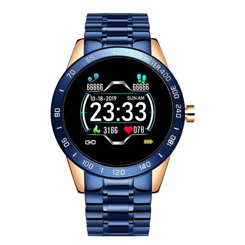 Smart Watch For Men With LED Screen and Heart Rate Monitor Blood Pressure Fitness tracker Sport waterproof Smartwatch