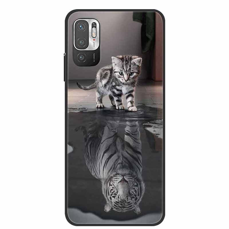 Classic Pattern Soft Slim Gel Silicone Back Cover Case For Xiaomi Redmi Note 10 5G Case Shockproof Soft silicone Back Cover For Redmi Note 10 5G Phone Cases Note10 5G Cute Cartoon