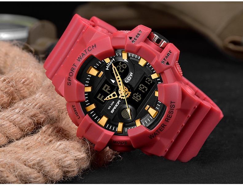Sport Men Watches White G style Watch In LED Digital Style Waterproof 30M Casual Luxury Elegant Style Relogios masculino
