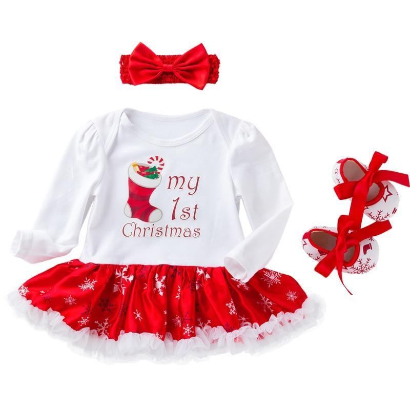 Cute Deer Christmas Costumes For Kids Long Sleeve Baby Girl Clothes Set Unique Design Perfect For Kids